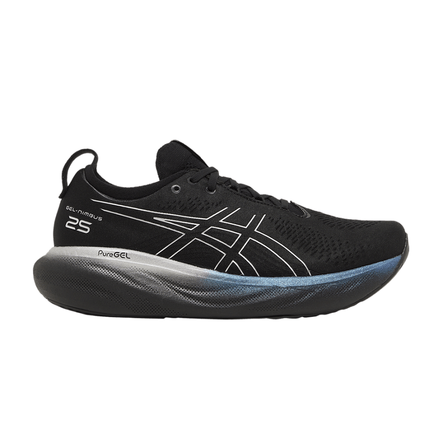 Фото № 1 с приближением к товару «‎Asics Gel Nimbus 25 Platinum Black Pure Silver»