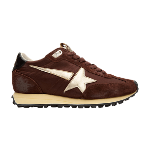 Women's Golden Goose Running Marathon Brown Platinum