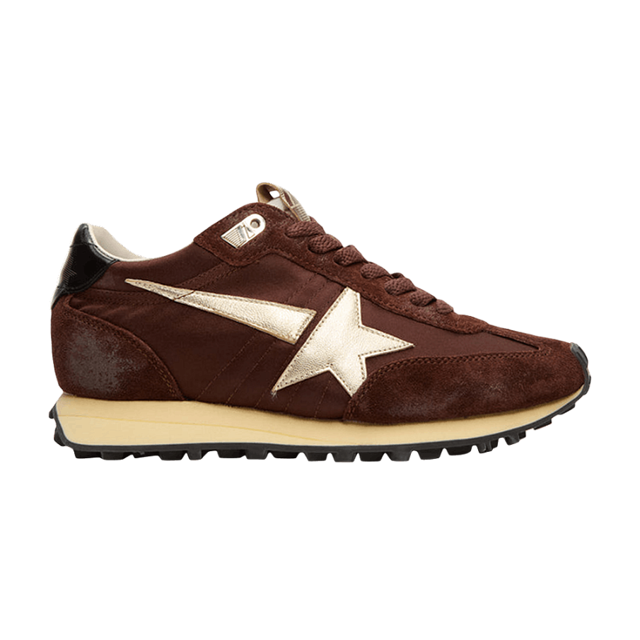 Фото № 1 с приближением к товару «‎Women's Golden Goose Running Marathon Brown Platinum»