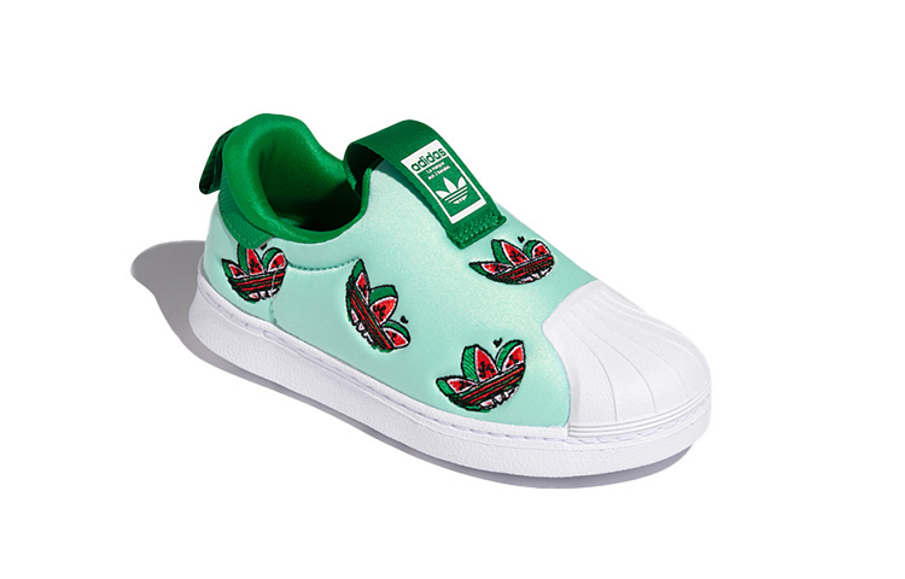 Фото № 3 с приближением к товару «‎Adidas originals Superstar 360 I Shoes GreenWhite»