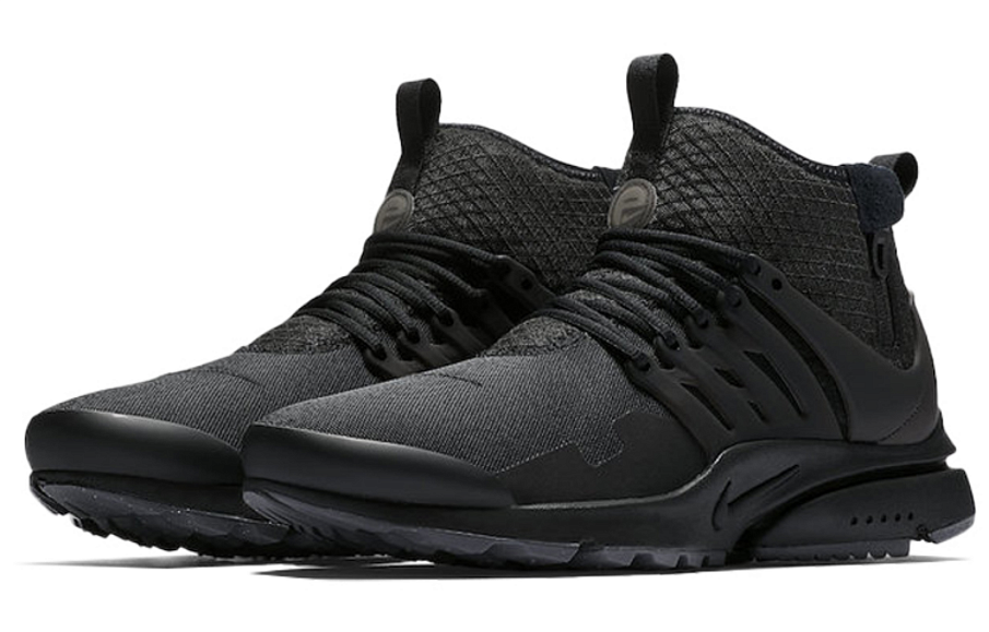 Фото № 2 с приближением к товару «‎Nike Air Presto Mid Utility Black»
