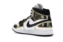Фото № 6 с приближением к товару «‎Jordan 1 Mid Metallic Gold Black White»