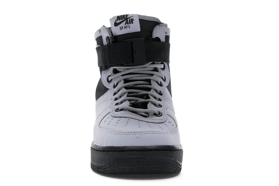 Фото № 2 с приближением к товару «‎Nike SF Air Force 1 Mid Wolf Grey Black»