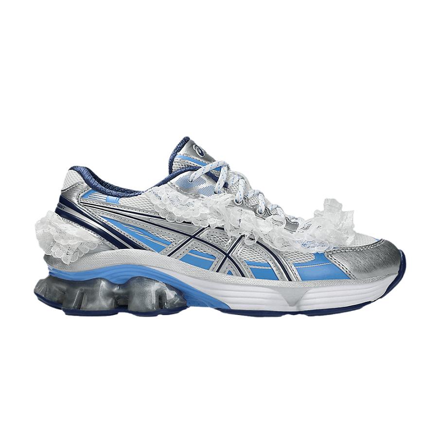 Фото № 1 с приближением к товару «‎SHUSHU Tong x ASICS Gel Kinetic Fluent White Dive Blue»