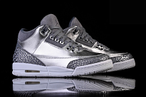 Фото № 4 с приближением к товару «‎Nike Air Jordan 3 Retro Prem HC Chrome »