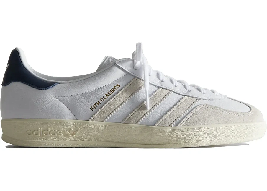 Фото № 1 с приближением к товару «‎adidas Gazelle Indoor Kith Classics White Navy»