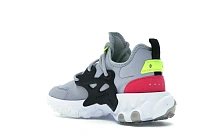 Фото № 6 с приближением к товару «‎Nike React Presto Wolf Grey Black Rush Pink Volt »