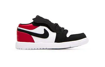 Air Jordan 1 Low Alt Td Vintage Basketball Shoes Black Toe - 2