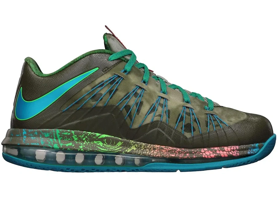 Фото № 1 с приближением к товару «‎Nike LeBron X Low Reptile»
