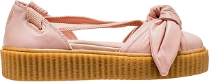 Puma Bow Creeper Sandal Rihanna Fenty Silver Pink 