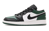 Фото № 1 с приближением к товару «‎Air Jordan 1 Low (Gs) Vintage Basketball Shoes Noble GreenWhiteBlackPollen»
