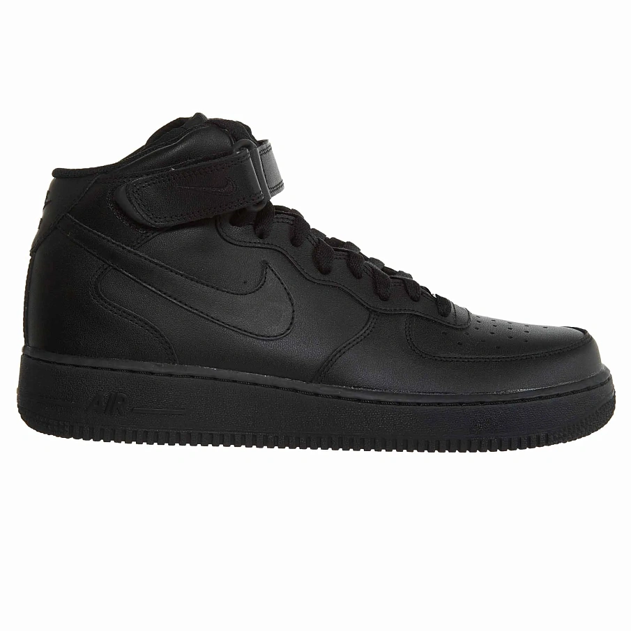 Фото № 1 с приближением к товару «‎Nike Air Force 1 Mid 07 LE Black Black »