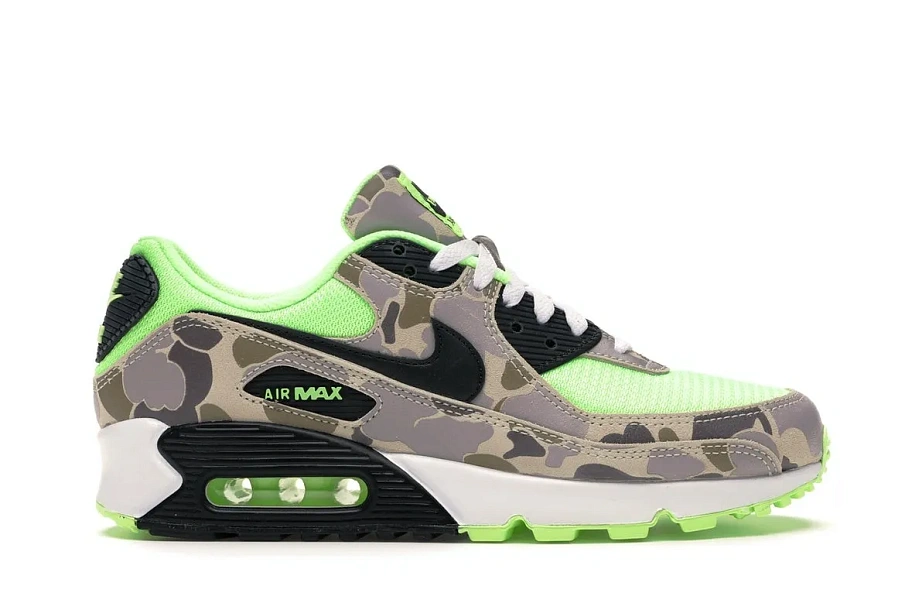 Фото № 1 с приближением к товару «‎Nike Air Max 90 Green Camo»