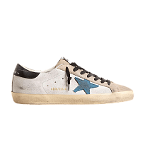 Фото № 1 с приближением к товару «‎Golden Goose Superstar White Light Blue Black»