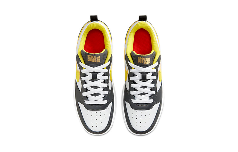 Фото № 4 с приближением к товару «‎Nike Court Borough Low 2 SE (GS) Low-Top Skate shoes GrayWhiteYellow»