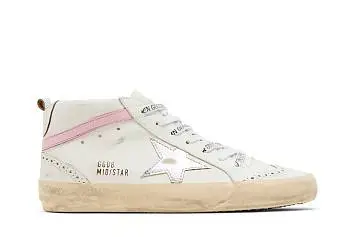 Golden Goose Women's Mid Star White Silver Pink - 2