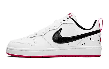 Nike Court Borough Low 2 SE (GS) Low-Top Sneakers WhiteRed - 1