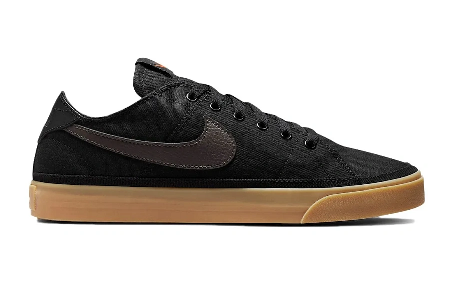 Фото № 1 с приближением к товару «‎Nike Court Legacy Canvas Black Gum»