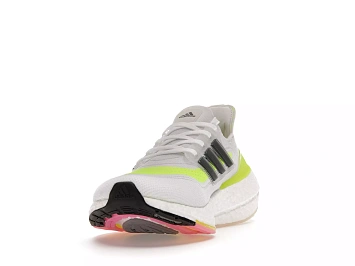 adidas Ultra Boost 21 White Solar Yellow - 2