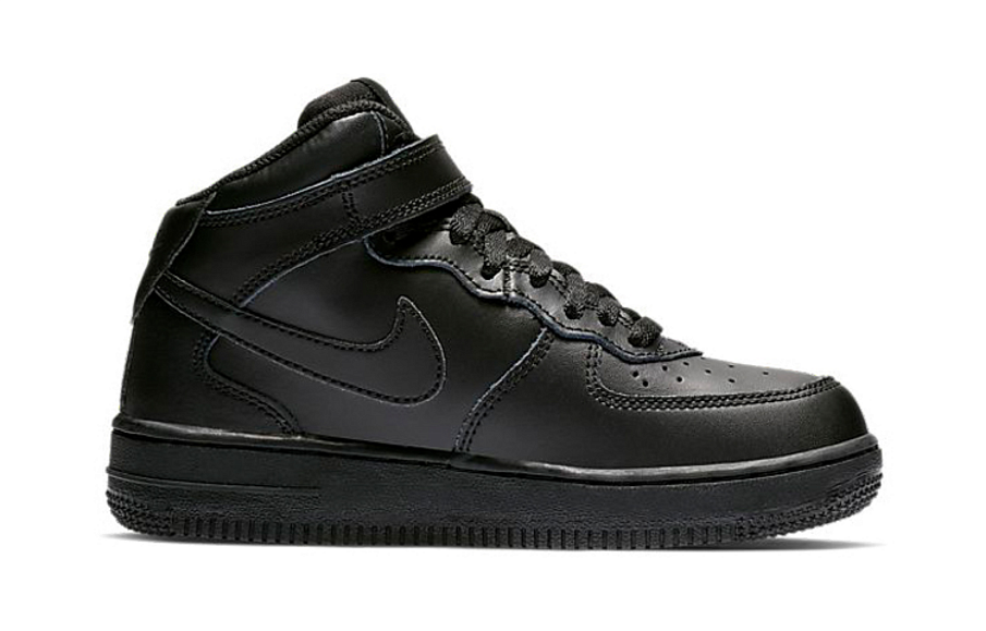 Фото № 2 с приближением к товару «‎Nike Force 1 Mid PS 'Black'»