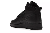 Фото № 5 с приближением к товару «‎Nike Air Force 1 High Triple Black (2017/2020)»