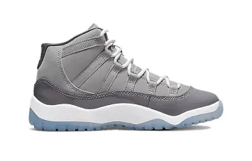 (BP) Air Jordan 11 Retro Basketball Shoes GreyWhite - 3