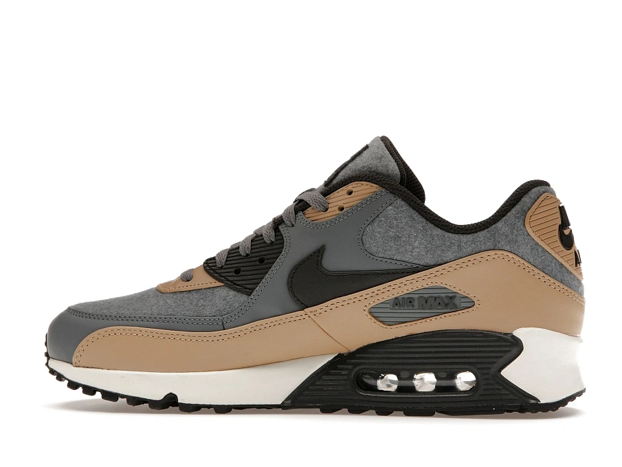 Фото № 6 с приближением к товару «‎Nike Air Max 90 Wool Cool Grey Mushroom»