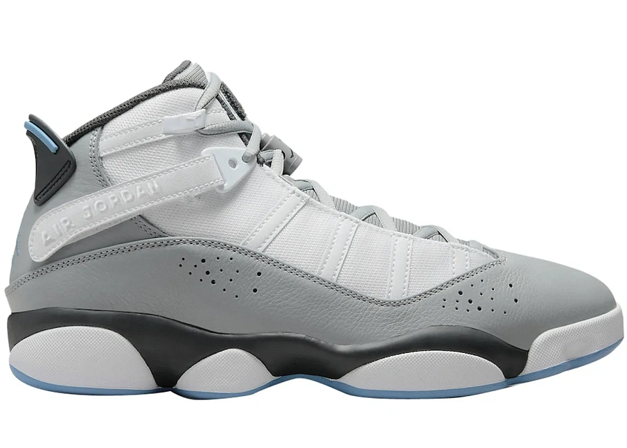Фото № 1 с приближением к товару «‎Jordan 6 Rings White Particle Grey Dutch Blue»