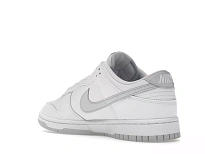 Фото № 3 с приближением к товару «‎Nike Dunk Low Retro White Pure Platinum»