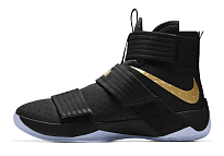 Фото № 1 с приближением к товару «‎Nike LeBron Zoom Soldier 10 Black Gold»