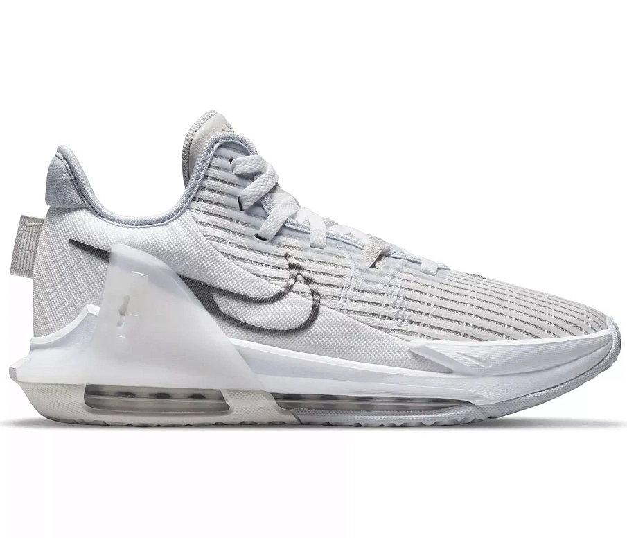 Фото № 1 с приближением к товару «‎Nike LeBron Witness 6 Summit White Metallic Pewter»