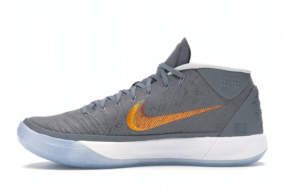 Фото № 3 с приближением к товару «‎Nike Kobe A.D. Mid Grey Snake»