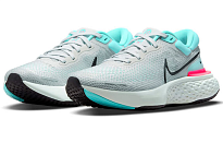Фото № 3 с приближением к товару «‎Nike ZoomX Invincible Run Flyknit South Beach GreyTurquoisePink»