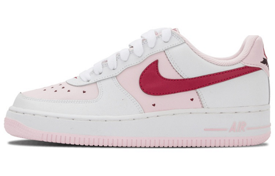 Фото № 1 с приближением к товару «‎Nike Air Force 1 Low Cardinal Red Pink (GS) WhitePinkRed»