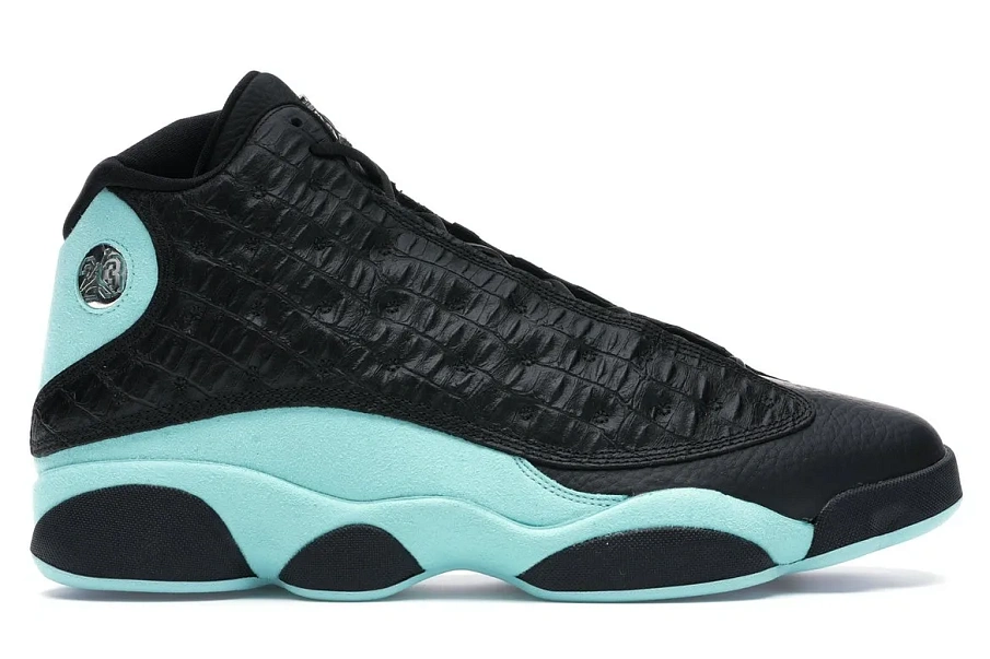 Фото № 1 с приближением к товару «‎Jordan 13 Retro Black Island Green»