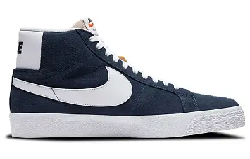 Nike Sb Zoom Blazer Mid Skate Shoes Blue - 2