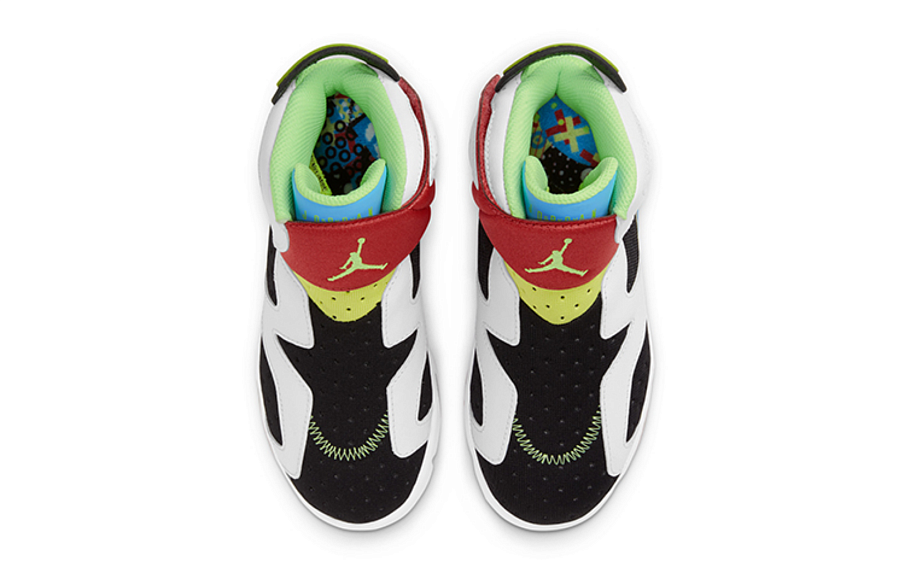 Фото № 4 с приближением к товару «‎Jordan Air Jordan 6 Retro Little Flex PS 'Multi White'»