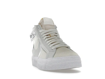 Nike SB Blazer Mid Warning Label Summit White (DZ7587-110) - 3