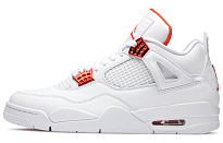 Фото № 1 с приближением к товару «‎Air Jordan 4 Retro Orange Metallic (GS) WhiteOrange»