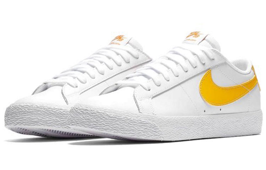 Фото № 3 с приближением к товару «‎Nike SB Zoom Blazer Low WhiteYellow»