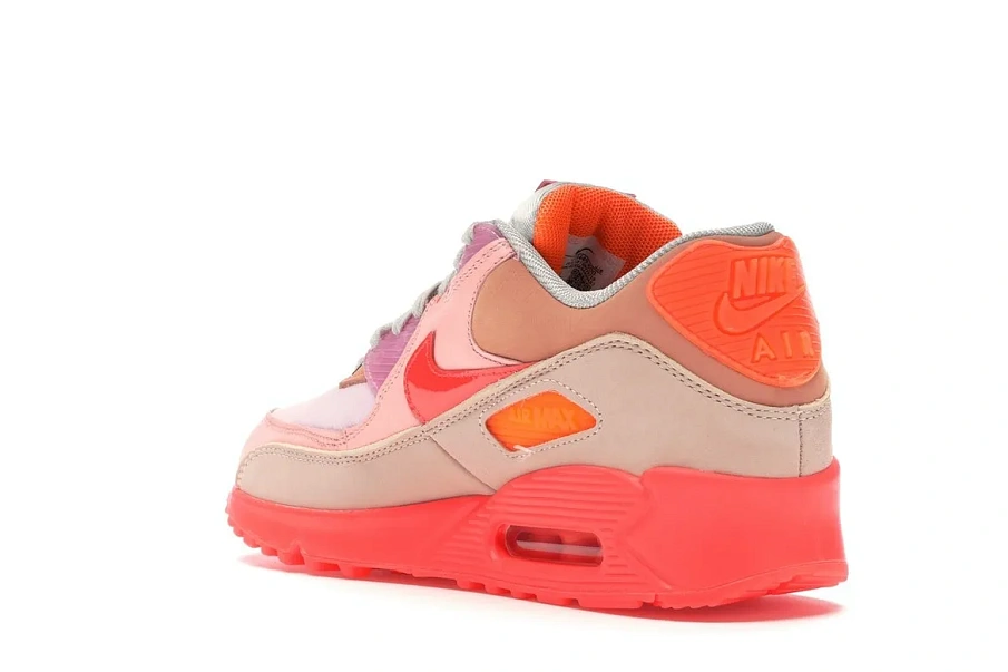 Фото № 6 с приближением к товару «‎Nike Air Max 90 PRM Platinum Crimson/Bright Purple »