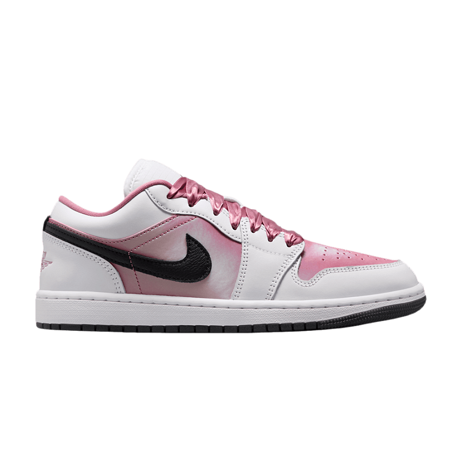 Фото № 1 с приближением к товару «‎Women's Air Jordan 1 Low SE Black White Desert Berry»