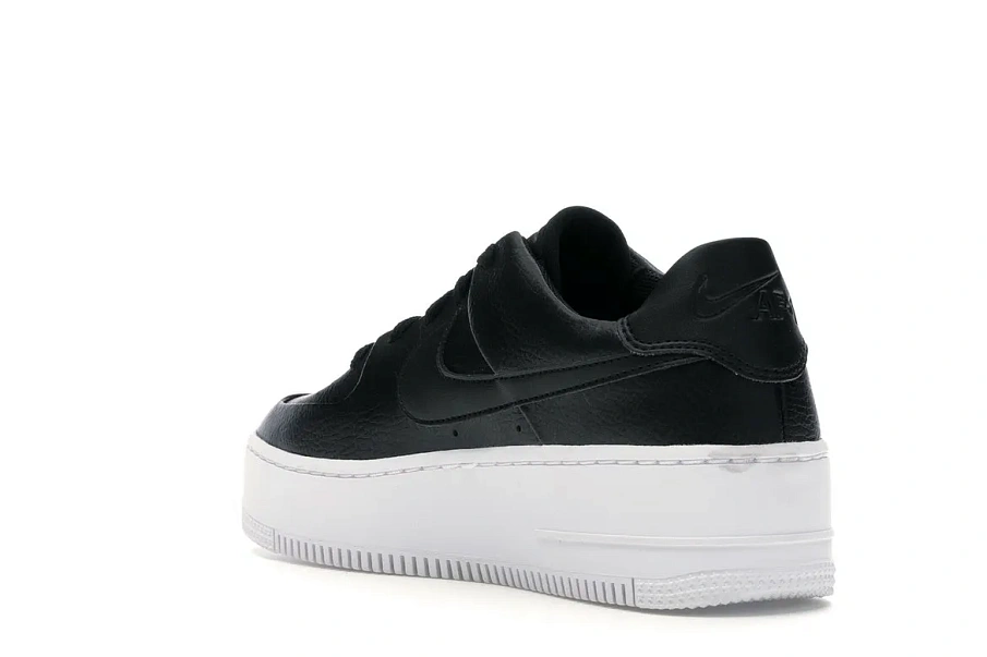 Фото № 6 с приближением к товару «‎Nike Air Force 1 Sage Low Black White »