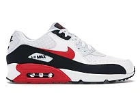 Фото № 1 с приближением к товару «‎Nike Air Max 90 White University Red Black»