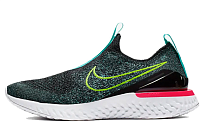 Фото № 1 с приближением к товару «‎Nike Epic Phantom React Flyknit Gs 'Black Hyper Jade'»