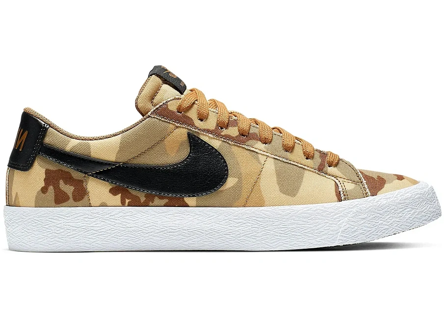 Фото № 1 с приближением к товару «‎Nike SB Blazer Low Canvas Desert Camo»