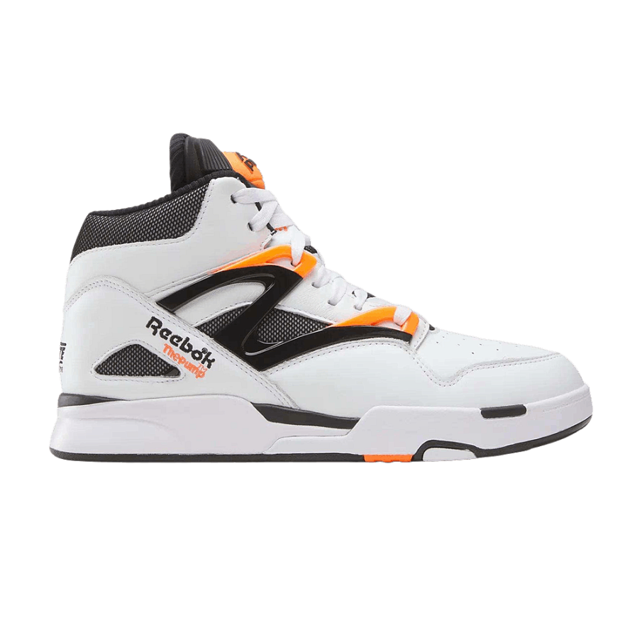 Фото № 1 с приближением к товару «‎Reebok Pump Omni Zone II White Black Wild Orange 2025»