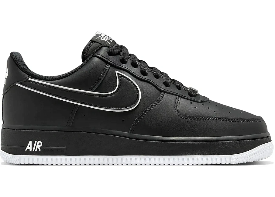 Фото № 1 с приближением к товару «‎Nike Air Force 1 Low '07 Black White Sole (2023)»