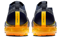 Фото № 4 с приближением к товару «‎Nike Air VaporMax Flyknit 3 'College Navy Orange'»