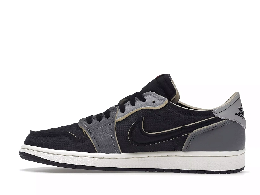 Фото № 6 с приближением к товару «‎Jordan 1 Low OG EX Black Smoke Grey»